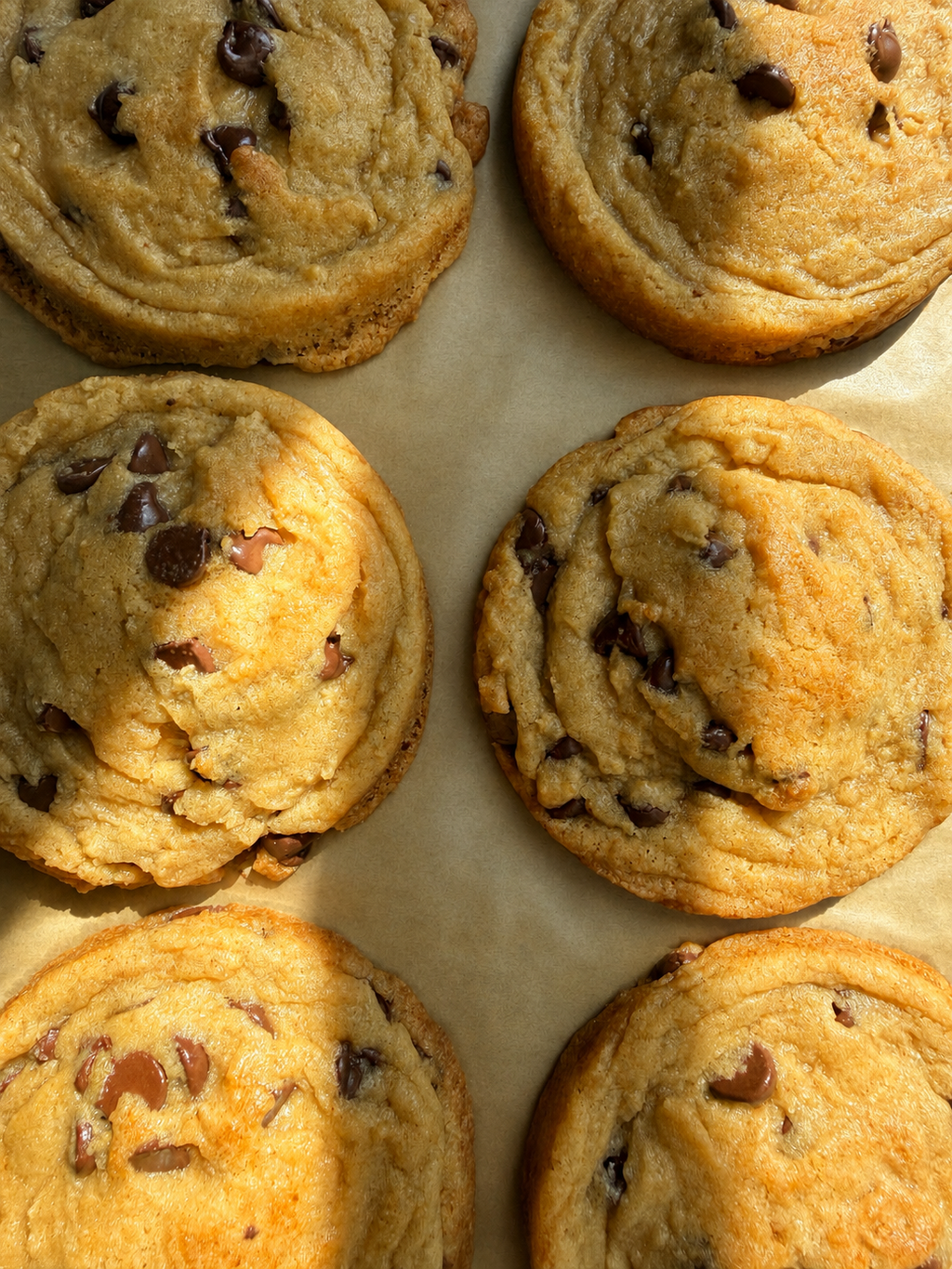Brown Butter Walnut Choc Chip Cookies