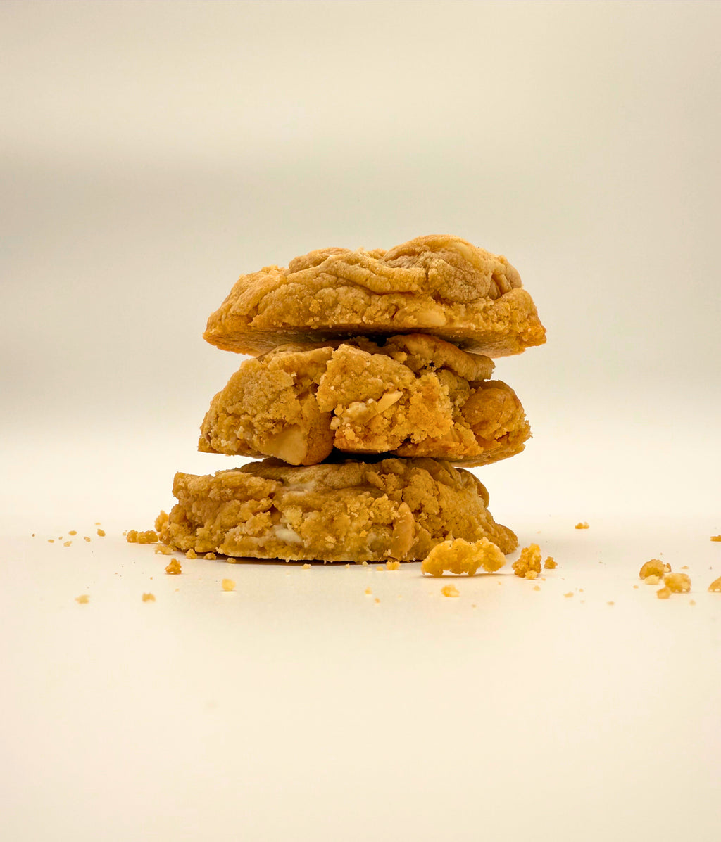 White Choc Macadamia Nut Cookies