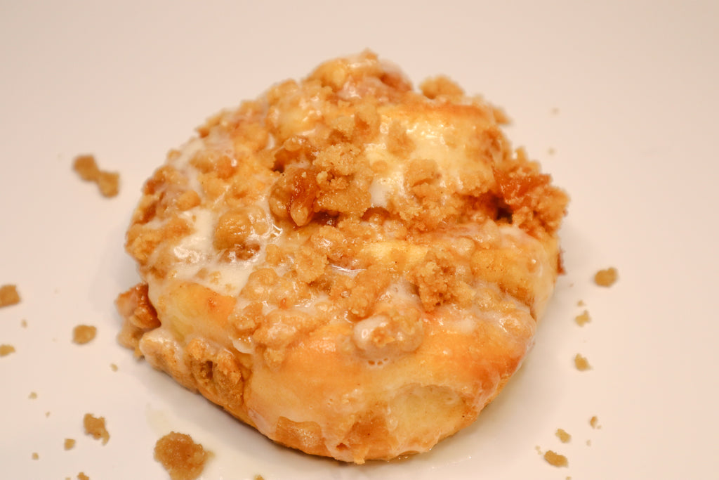 Peach Cobbler Cinnamon Roll