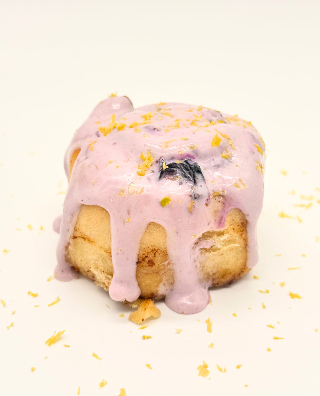 Lemon Blueberry Cinnamon Roll