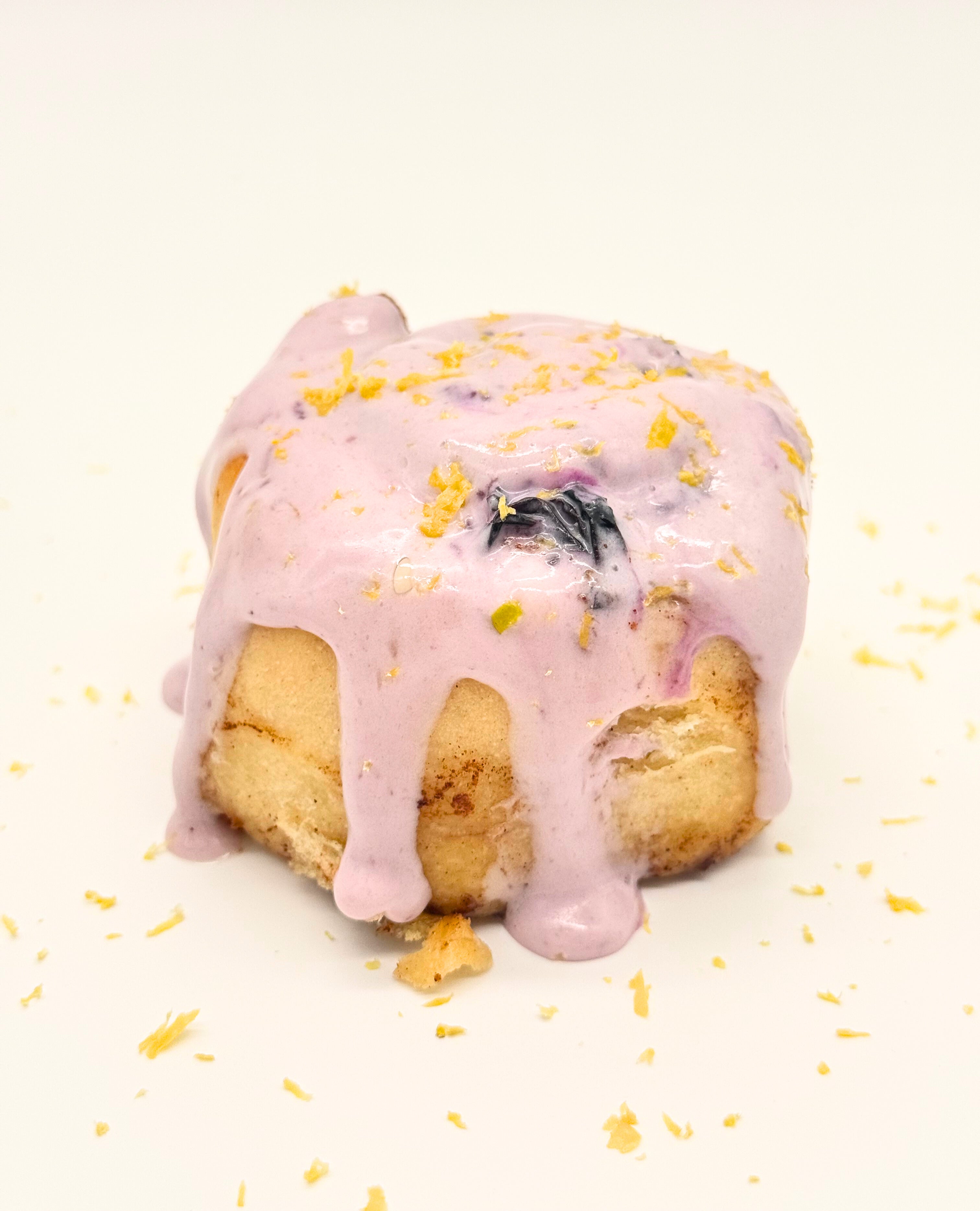 Lemon Blueberry Cinnamon Roll