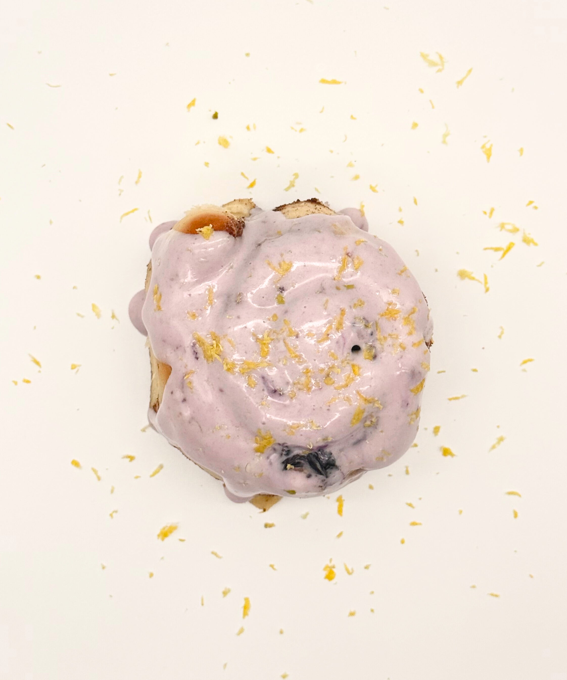 Lemon Blueberry Cinnamon Roll