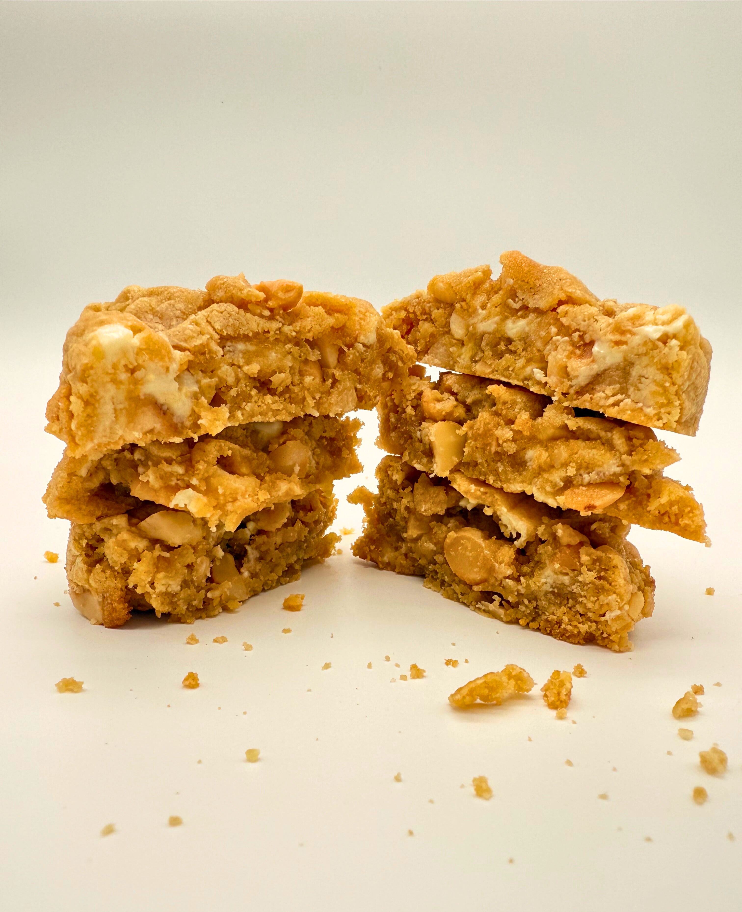 White Choc Macadamia Nut Cookies